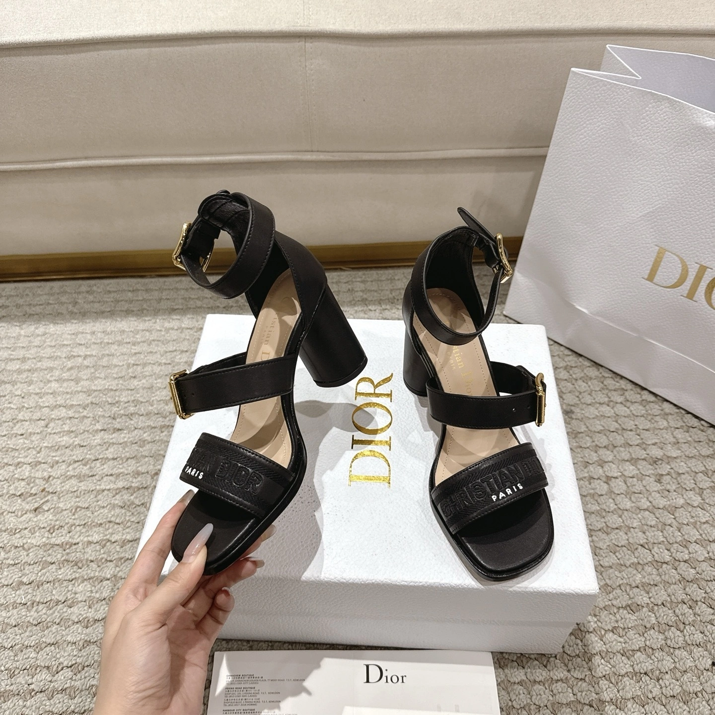 COCO-- 4ior KDO191CEY_S900 Calfskin Dway Heel height：7.5CM item:E-X000H1627